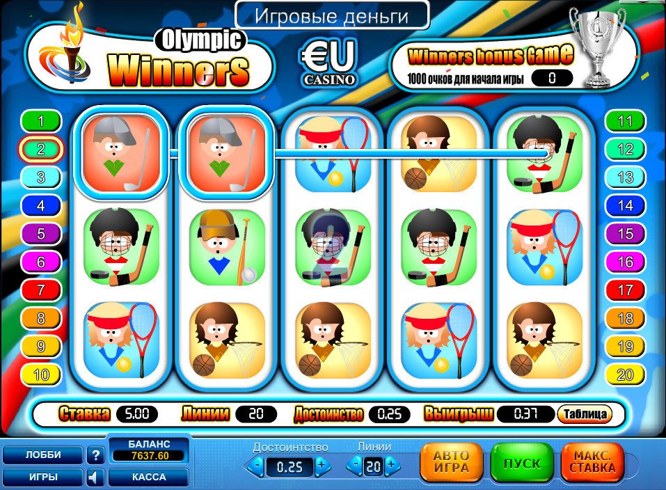 The Olympic Slots